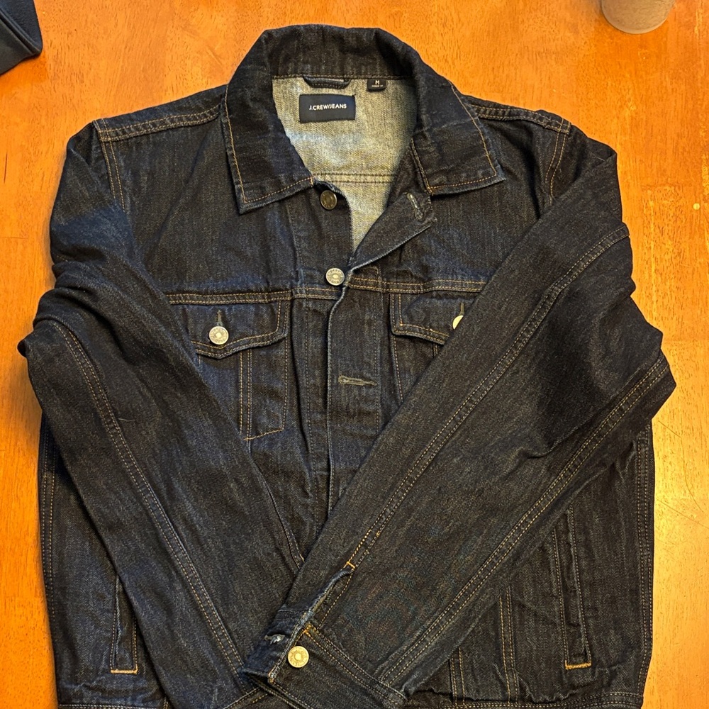 J. Crew Dark Blue Jean Jacket
